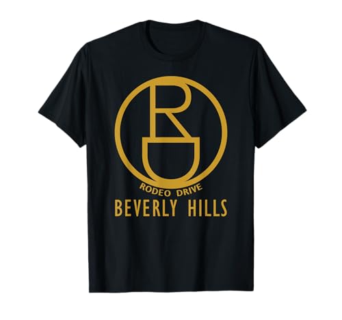 Rodeo Drive New Logo Beverly Hills California Los Ángeles Camiseta