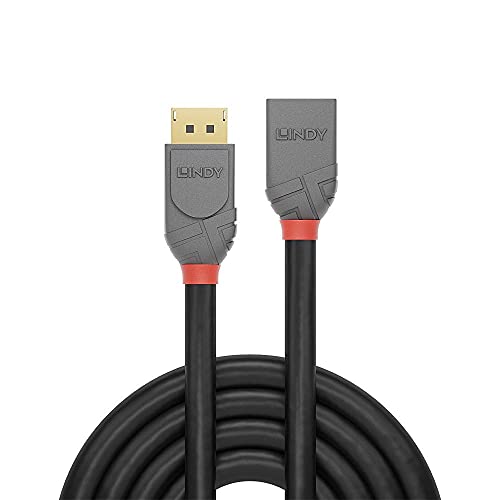 Cable alargador DP 1.4 de 1 metro Anthra Line de alta velocidad 2
