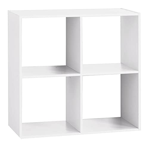 5 five simply smart Étagère 4 Cases Blanc Mix N' Modul