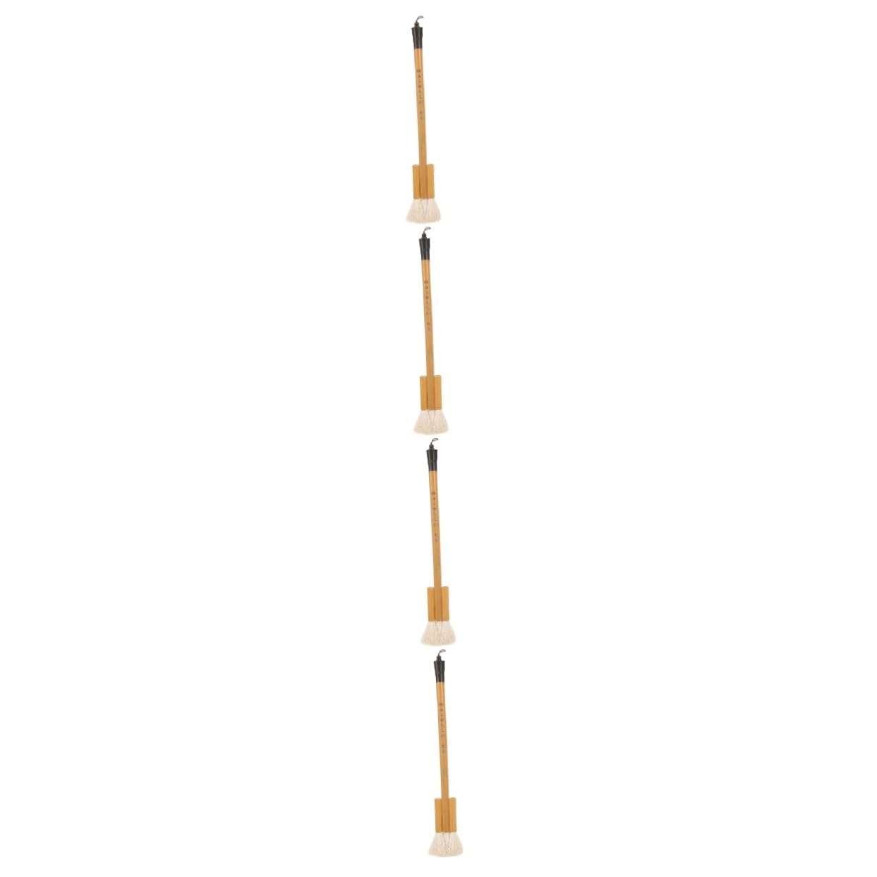 HOMSFOU 4 Piezas Pincel de Pintura de Lana Portátil Cepillo de Dibujo de Ergonómico Pintura Artística