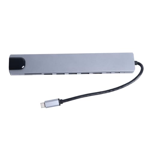 SENECESLI Estación de Acoplamiento, Concentrador USB C de Aleación de Aluminio para Dispositivo Externo