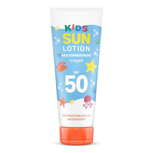 By Amazon Loción solar para niños 50 SPF 200 ml