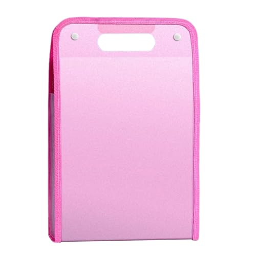 Carpeta A4, archivador de archivos, organizador de archivos extensible, carpeta de documentos, carpeta portátil con múltiples compartimentos para pequeñas empresas, escuela, estudio de arte, sala de
