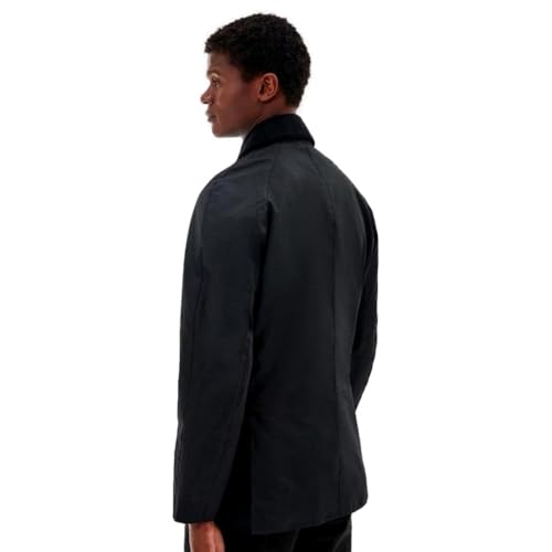 Barbour Men's Ashby Waxed Jacket, Classic Black4