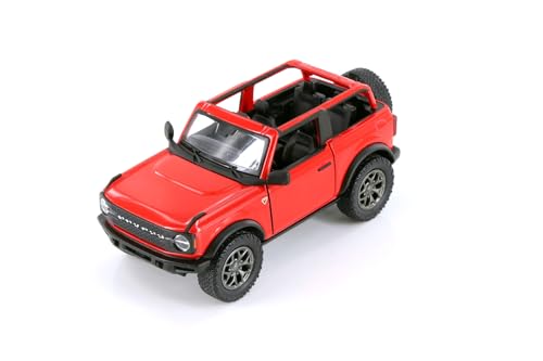 Modelo 2022 Bronco Open Top rojo 1:34 miniatura 1