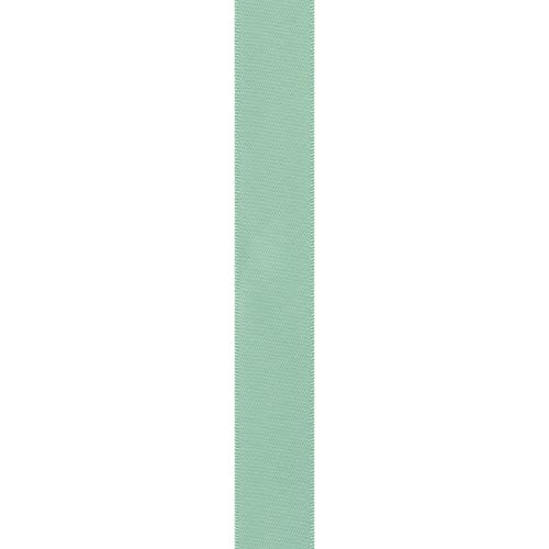 Image of Berwick Offray 068472 7 /8 inch Wide Single Face Satin Ribbon, Aqua Blue, 6 Yds