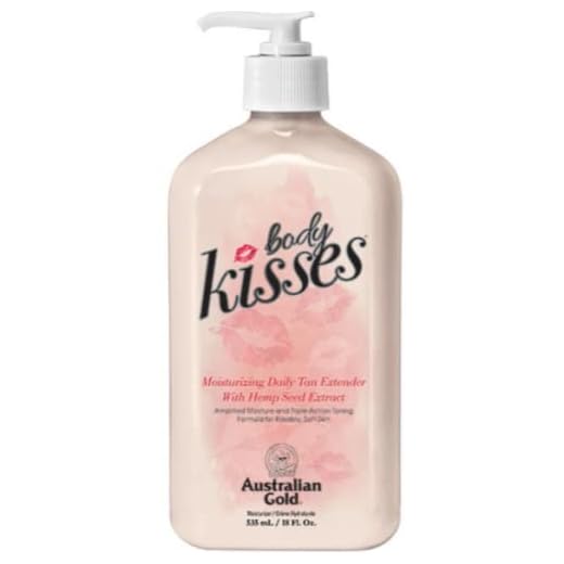 the bees knees Australian Gold Body Kisses Lotion Moisturizer Tan Extender 18 oz After Tanning Lotion