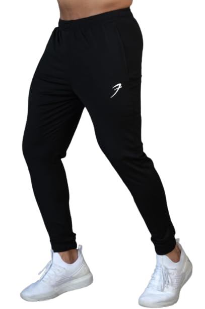 FUAARK Men Track Pant Gym Workout Jogger with Pocket