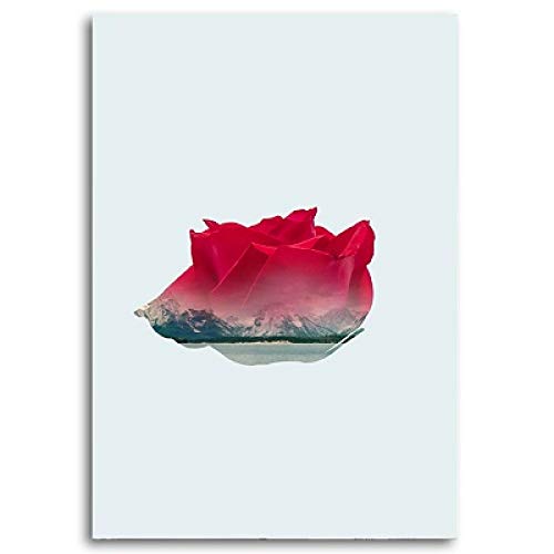 Cuadros de flores nórdicas para salones con paredes vacías pack de 3 lienzos 40x60cm 2