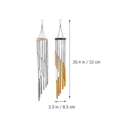 Campanas de viento pequeñas Hemobllo de diseño elegante para exterior 2