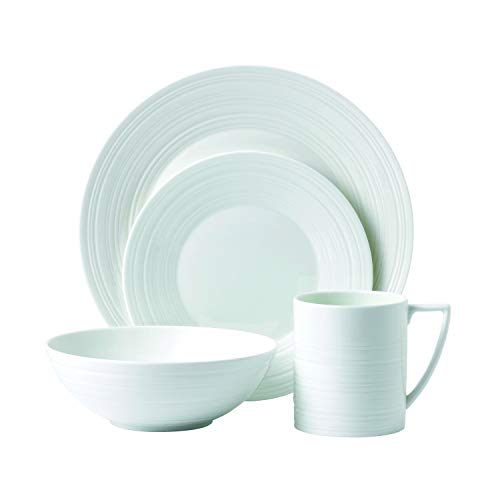Jasper Conran at Wedgwood White Strata 16-Piece Set Jasper Conran at Wedgwood White Strata 16-Piece Set
