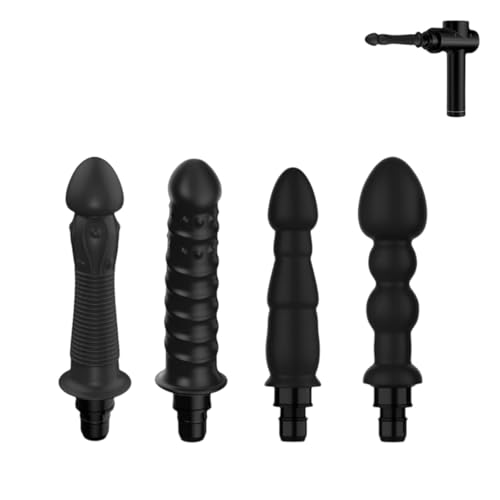 NUHUi Black Massage Gun Attachments Set of 4