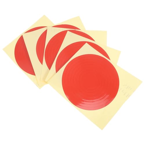 JEWEDECO ���͌v �X�e�b�J�[ ���x�� 5���Z�b�g �h�� ���� �S���^�C�v ���a10cm ���͌v�p ���ʃ}�[�J�[ �����F�� �ϖ��Ր� �@��}�[�L���O �����