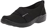 BZees Womens Niche III Ballet Flat Blacknet 9.5 M