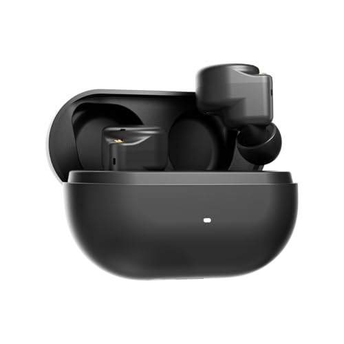 ROSESELSA Ceramics MK2 True Wireless Earbuds, 40dB Active Noise Cancelling Earphones, Bluetooth 6.0, Hi-Res LDAC, IPX4 Sweat Resistant, 45H Playtime, HD Mics, Game Mode, Dual Connectivity (Night)
