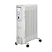 Produktbild Rctamerk Heizung Elektrisch mit Thermostat, 9 Heizlamellen, Ölradiator 2000 Watt Energiesparend, mobile Elektroheizung für Räume bis 35qm, Elektrische Heizgerät Mobil(Weiß)