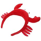 [Ipetboom] かわいい漫画の動物カチューシャ 布製ヘアフープ カニモチーフ パーティーヘアデコレーション 大人用 ハロウィン仮装や家族イベン