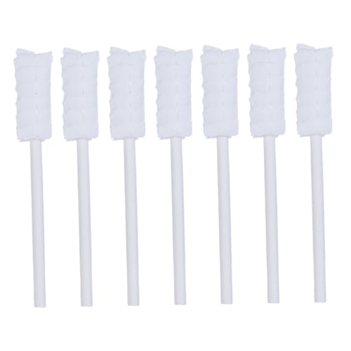 MOLUCKFU 10 piezas Cepillo de Gasa Oral para Bebés Desechables Suaves y Seguros para Cuidado Bucal Infantil Blanca