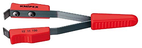KNIPEX Tools - Coated-Wire Stripping Tweezers (1511120), 4.75