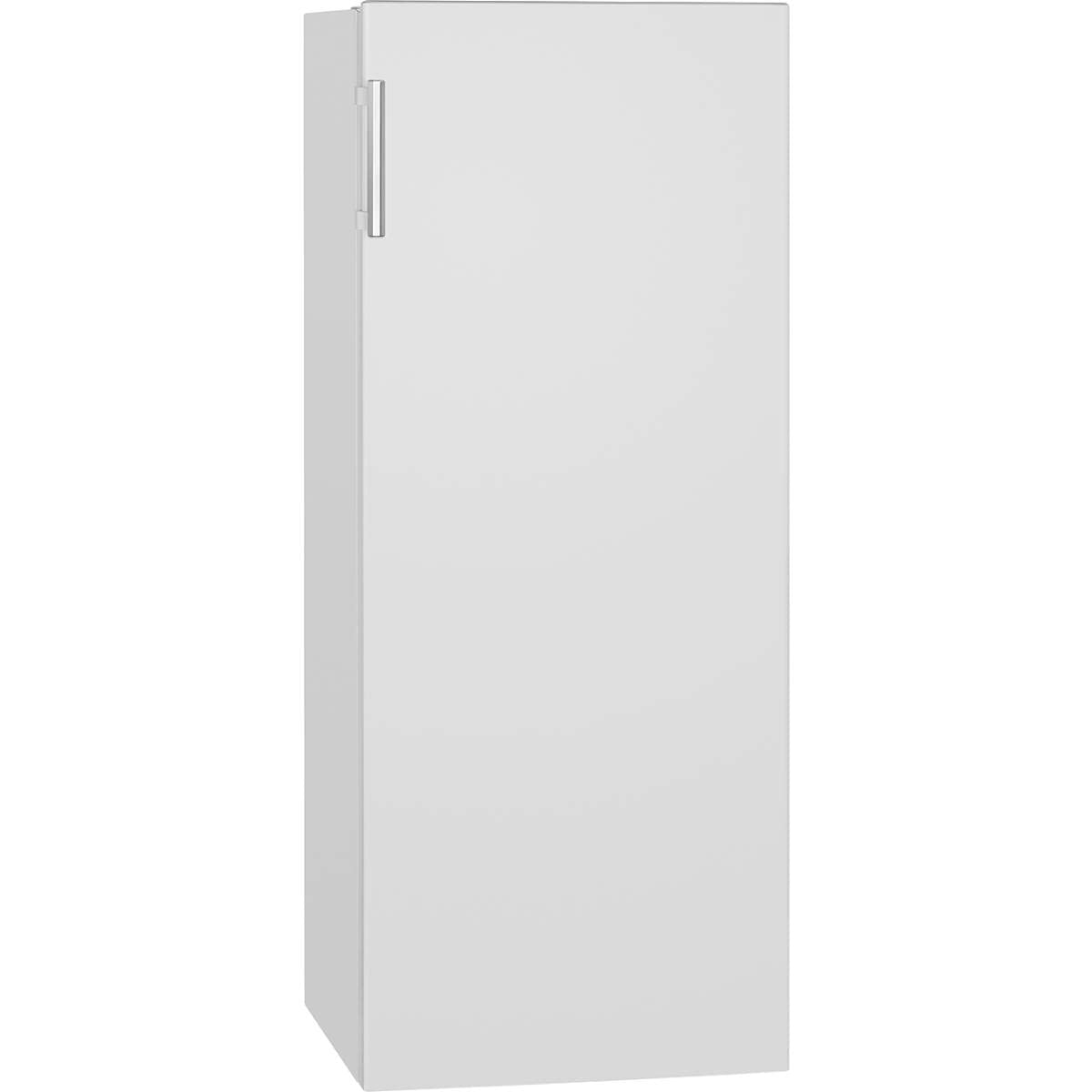 Bomann Réfrigérateur 242L blanc VS7316-1-blanc, Capacité nette : 242 litres, Éclairage intérieur à DEL, Contrôle de la température en continu, 5 clayettes en verre