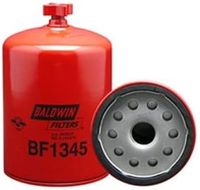 Baldwin Filters BF1345 Heavy Duty Diesel Fuel Spin-On Filter (4 Pack)