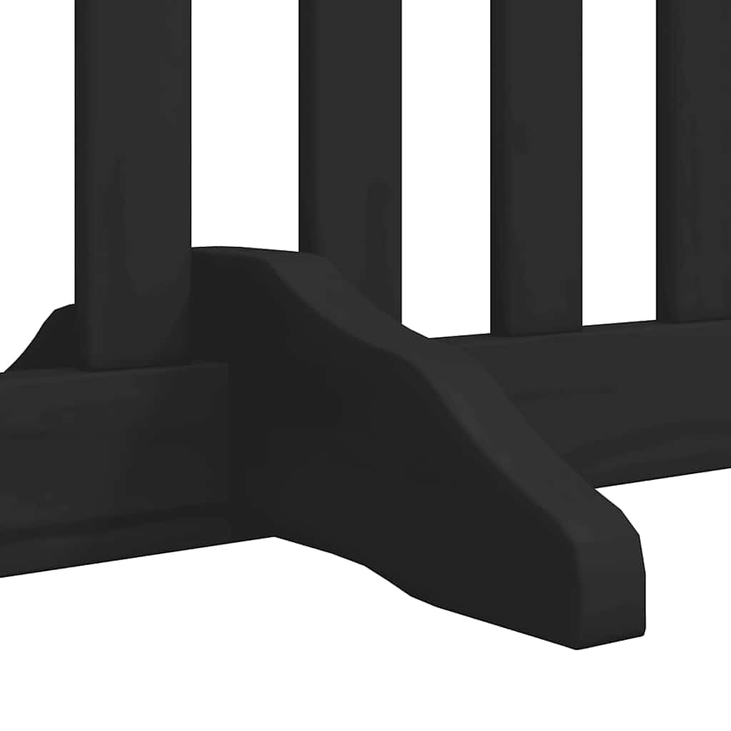 Puerta plegable para perros con puerta de madera de álamo negro, 800 cm de longitud, estable, para casa, apartamento, jardín, protección y seguridad de cachorros y perros