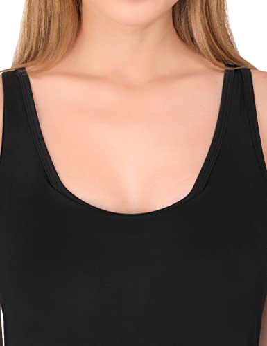Image of A - Line Solid Single Piece with Attached Bottom Swimwear /Swim Suit for Women and Girls (80% Nylon 20% Spandex) (Comfort Fit)