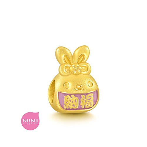 CHOW SANG SANG Cultural Blessing 999 24K Solid Gold Auspicious Omamori Amulet Mini Charm Bracelet for Women4