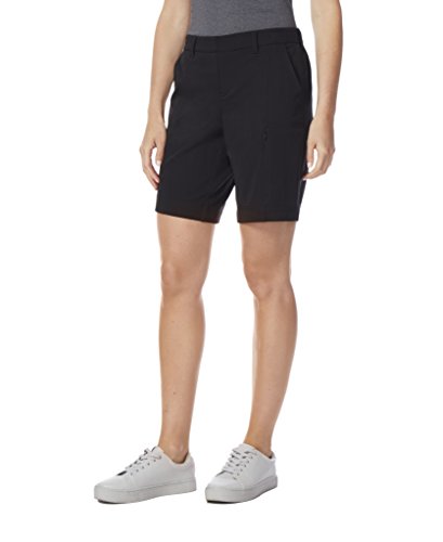 32 DEGREES Cool Women's Stretch Active Cargo Shorts (XL(16/18), Black)