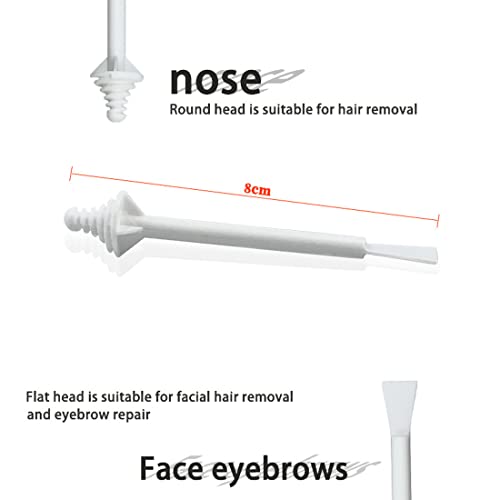 30 Pezzi Applicatori di Cera per Naso, Bastoncini