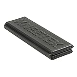 Kneetek faltbares, leichtes Sitzkissen | 310 x 250 x 7 mm | 60 g | Faltbares Sitzpolster für Konzerte, Stadionbesuche, zum Campen | Tragbare Sitzunterlage in Schwarz