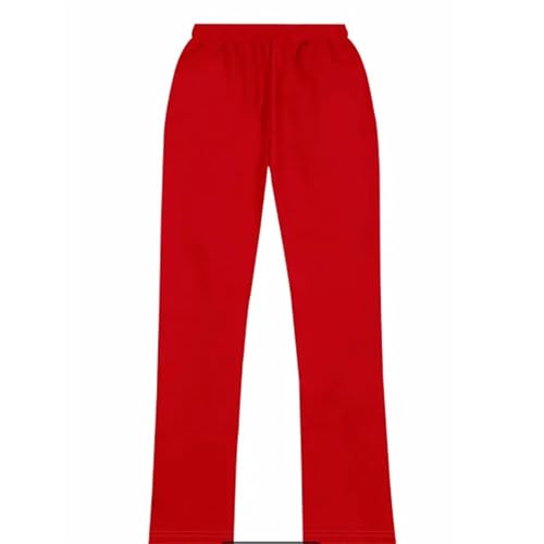 Men Y2K Stacked Flared Sweatpants Athletic Casual Loose Fit Sweatpants Big and Tall Drawstring Running Pant2