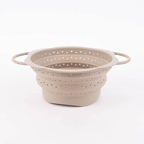 Kochblume Kochblume - Colador plegable (silicona, tamaño mediano), color gris Cover