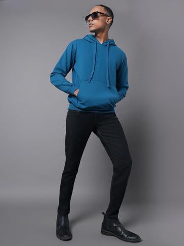 Image of HIGH Star Men's Cotton Hooded Neck Sweatshirt