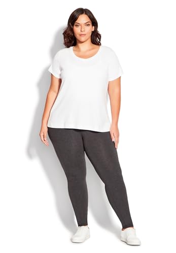 Avenue Women's Plus Size High Rise Legging - 18/20, Charcoal