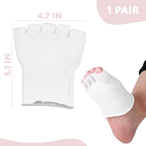 Gel Toe Separator Socks Women Toes Separator Feet Care 1 Pair Gel Toe