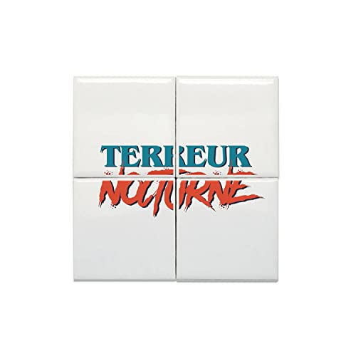 Carreaux céramique Halloween Terreur Nocturne x4 de 15,2 cm pour décoration murale
