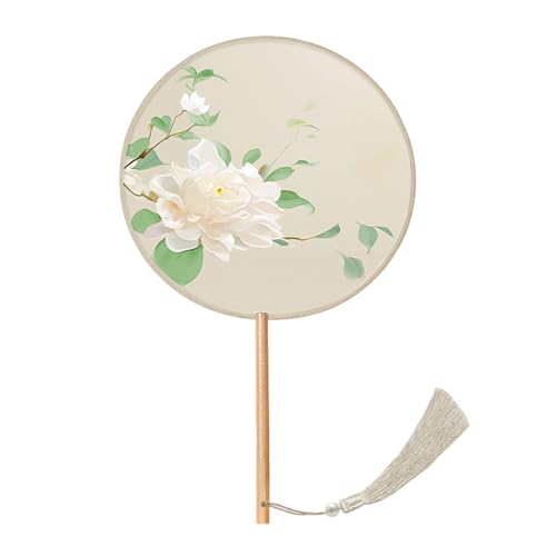 EINCORN Handhelds Chinese Fan Classical Tassels Chinese Inks Painting Fan