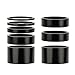 DGHJO Aluminum Alloy Headsets Fork Spacers Bicycles Rings Gaskets Front Fork Washers Road Bicycles Cyclings Handlebars Spacers Bicycles Fork Washers Headsets Spacers, 80mm high 8 pieces