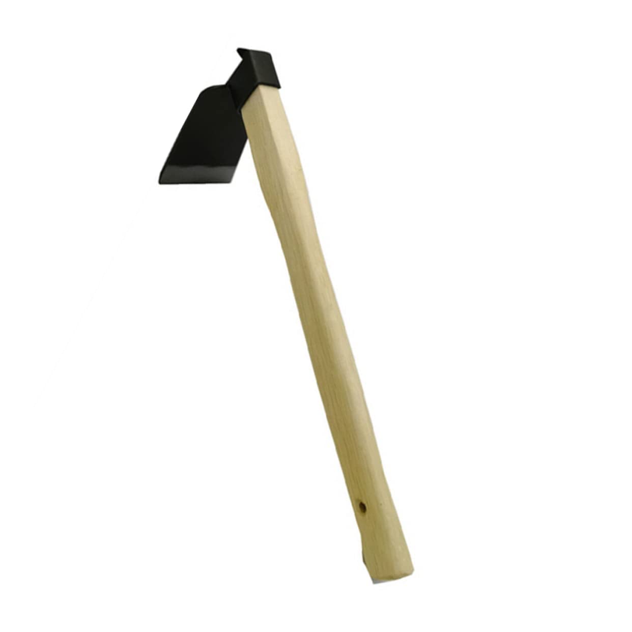 BESPORTBLE 2 Stück Gartenhacke Gehärtetem Vollstahl Ergonomischer Holzgriff Unkrautwerkzeug zum Jäten und Auflockern Gartenarbeit und Pflanzenpflege