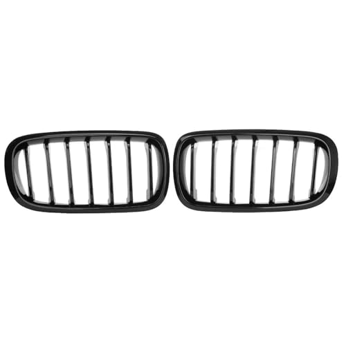 Calandres avant pour BMW F15 X5 F16 X6 2014-2017 paire de grilles de remplacement sport 7 lattes
