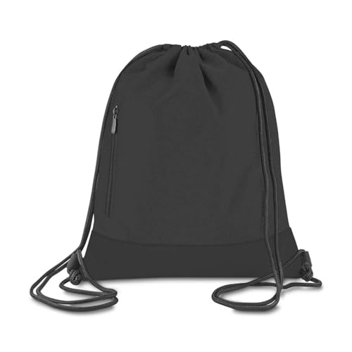 Genérico Mochila Sacola 43x35cm, Preto, Unissex, Adulto, Poliéster 210D e PU, Design Funcional, Multiuso para Trabalho, Estudo e Viagens