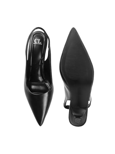 Image of Carlton London Women Stylish Backstap Sandal for Casual Wear, Party and Formal Wear with Stiletto Heels