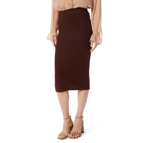 Sam Edelman Women's Rosalie Pull on Midi Knit Sweater Skirt Standard