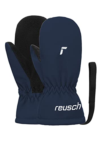Reusch AKI Mitten Winddichte, weiche und atmungsaktive Fausthandschuhe Winterhandschuhe Fäustlinge Kinder Babys Kleinkinder Mädchen Jungen mit einem dezenten Design