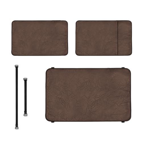 Protector de reposacabezas de cuero para silla reclinable, s de brazos para sofá y sillones 3X 8