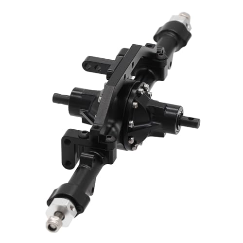 AMK Aluminum 1/10 RC Crawler Axle Complete Front Rear Set for 6x6 4WS Four Wheel Steering for RC4WD Gelande II TF2 D110 Yota II Upgrades (Middle)