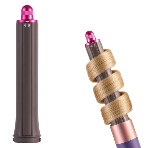1.2 Inch Long Hair Barrels Compatible with Dyson Airwrap HS01/HS05/HS08 Automatic Curling Iron Attachments for Voluminous Inward Curls & Outward Waves (Rosa)