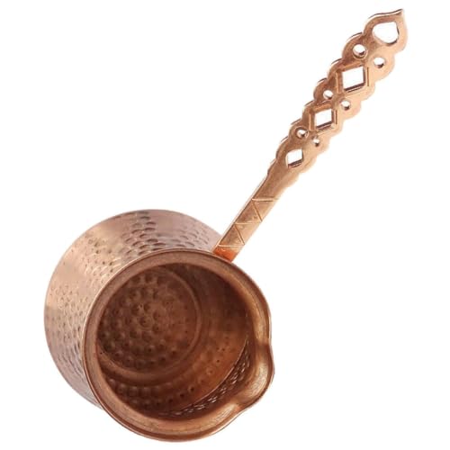 VILLCASE Cafetera Turca Retro Fácil de Limpiar de 320ml Aleación de Aluminio, Hervidor Multifunción Adecuado para Restaurante y Sala de Café