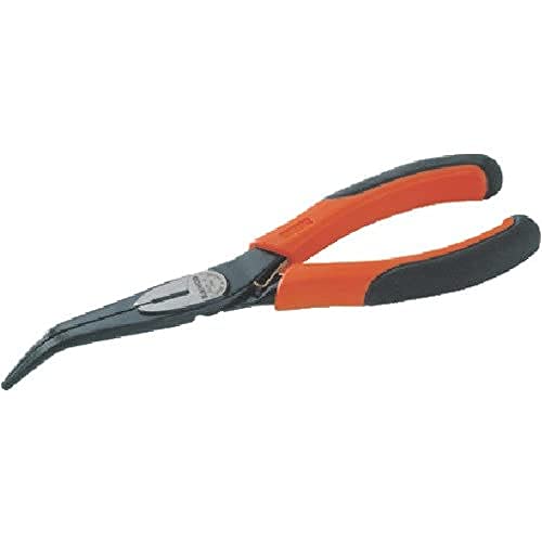 Alicate Bahco 2427 G-160 de boca semirredonda curvada Ergo con acabado pavonado